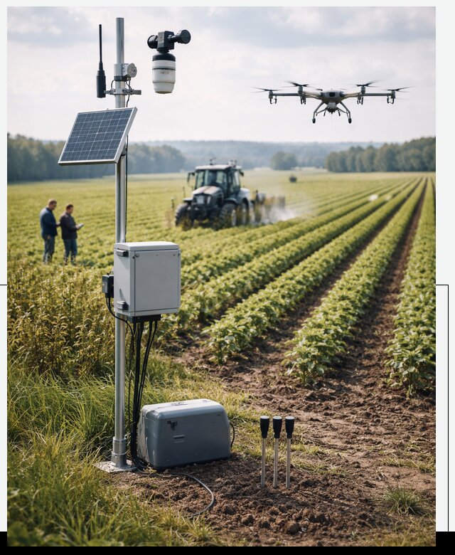 Разработка IoT мониторинга полей в Устях-Куте от 8752 р. | АвикейУтк